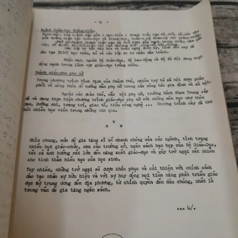 Tài liệu KẾ HOẠCH PHÁT TRIỂN GIÁO DỤC. Bộ Giáo Dục (cũ) năm 1972 751390
