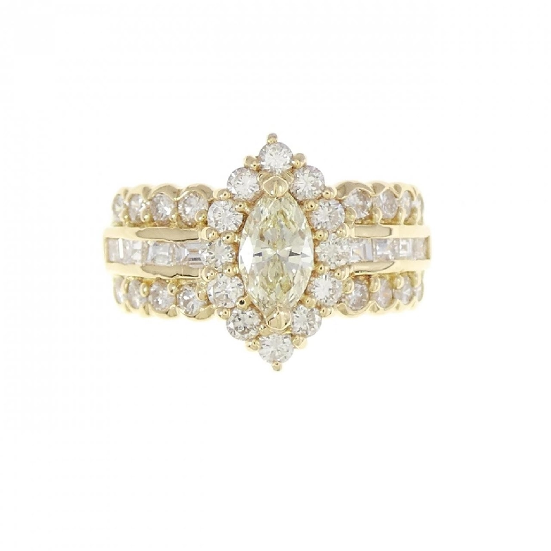 Nhẫn kim cương K18YG 1.57CT 672268