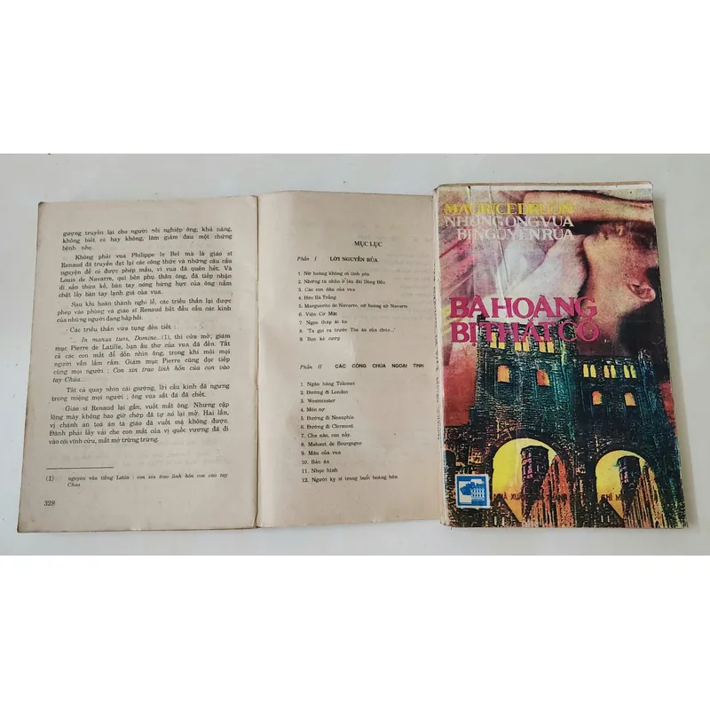 Tiểu thuyết NHỮNG ÔNG VUA BỊ NGUYỀN RỦA (Tác giả Maurice Druon), trọn bộ 2 tập 703655