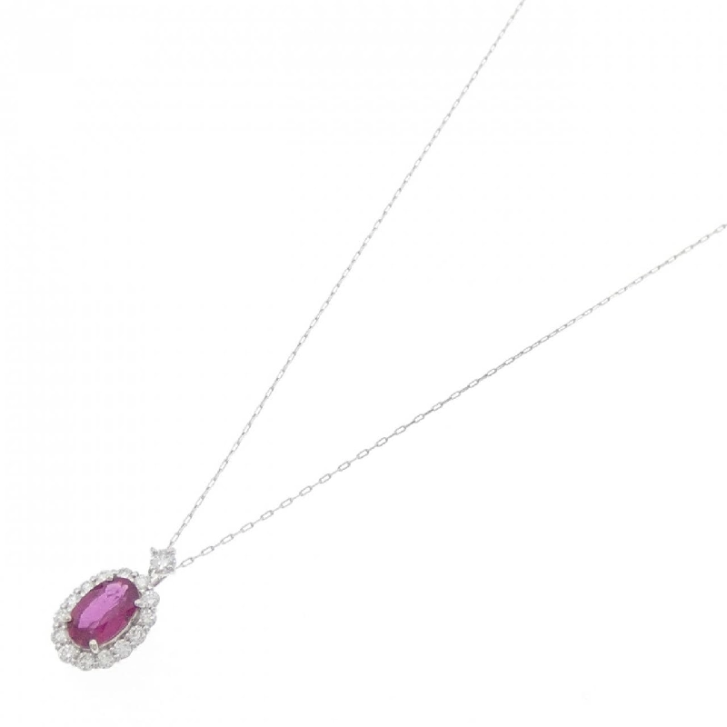Dây chuyền ruby PT900/PT850 0.45CT - Hàng hiệu Chính hãng 861595