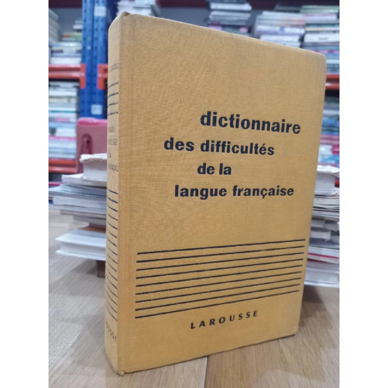Dictionnaire des difficultés de la langue francaise 533762