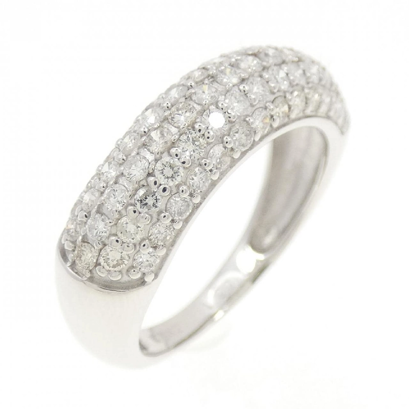 Nhẫn kim cương Pavé K18WG 1.00CT 670965