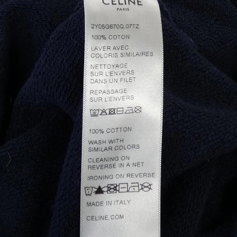 Áo sweatshirt rộng CELINE 2Y05G670Q - Hàng hiệu Authentic 886754