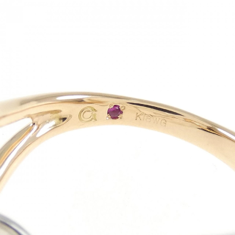 Nhẫn kim cương K18PG/K18WG 666741