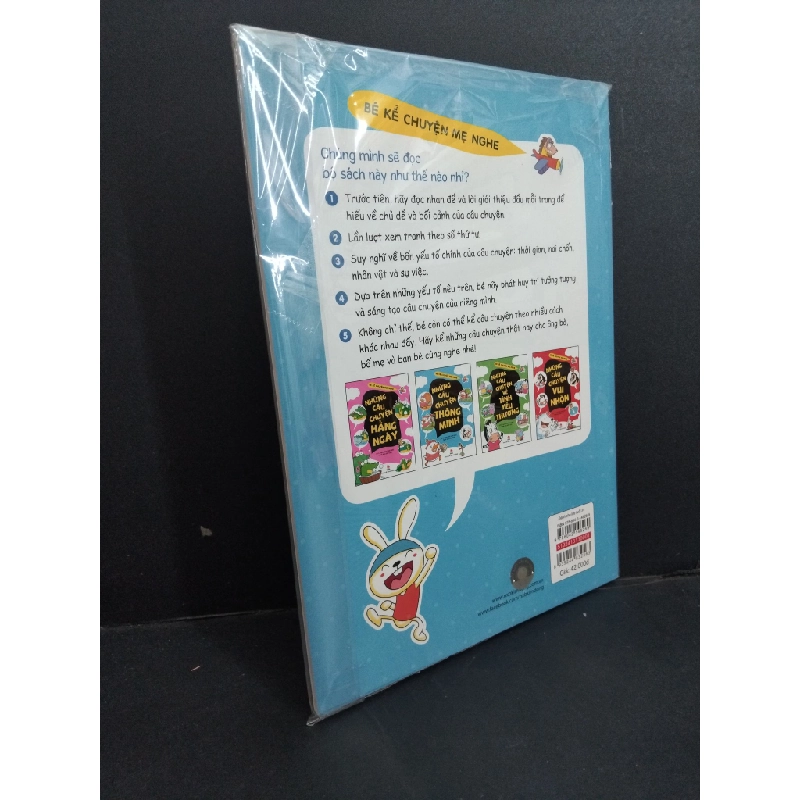 Bé kể chuyện mẹ nghe những câu chuyện thông minh Sha Dinh Mao mới 100% HCM.ASB0911 342019