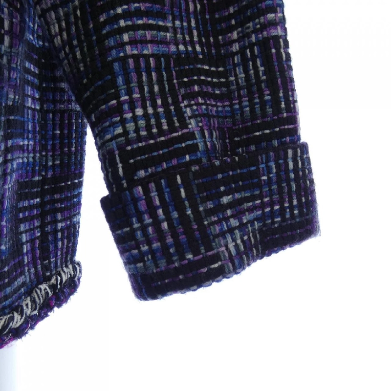 【Khuyến mãi】Áo khoác không cổ CHANEL 642062