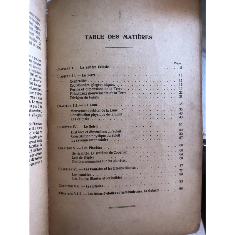 Cosmographie Classe de Philosophie  1027775