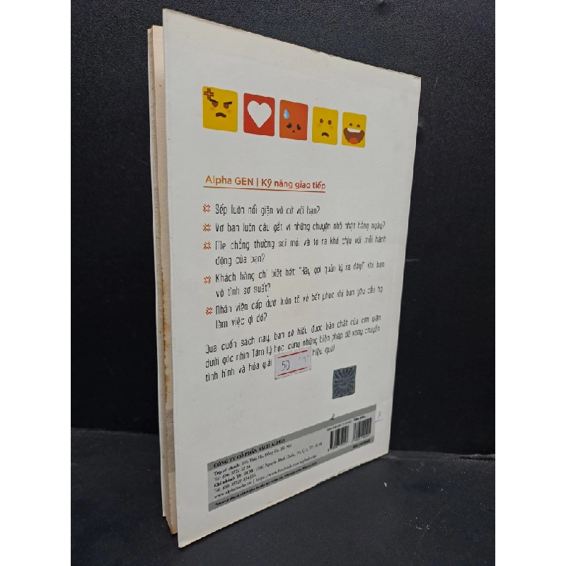 [Phiên Chợ Sách Cũ] Hoa giải giận dữ - Những phương pháp hữu hiệu kiềm chế con giận của đối phương2016 2303 424538