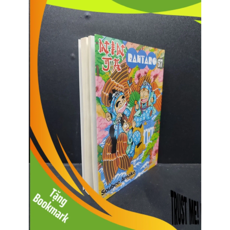 (TẶNG BOOKMARK) Ninja Rantaro tập 57 Soubee Amako mới 90% bẩn nhẹ 2022 RBKQ7-1506 950016