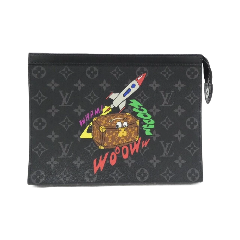 Túi xách Louis Vuitton Monogram Eclipse (Holiday) Pochette Voyage MM M80914 - Hàng hiệu Chính hãng 803922