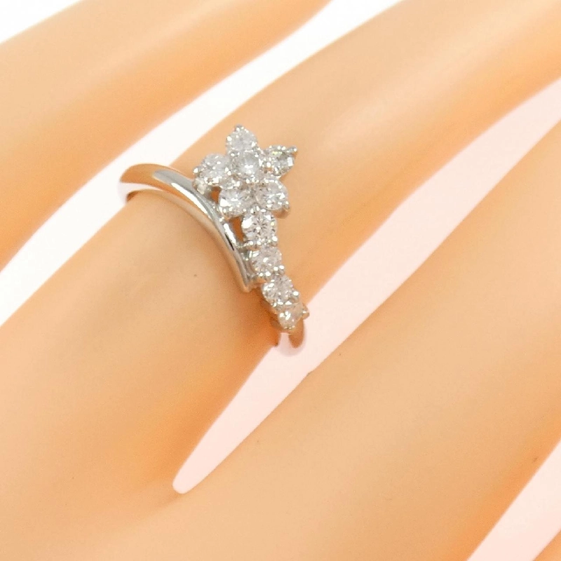 Nhẫn kim cương hoa PT900 0.40CT - Hàng hiệu Authentic 854434