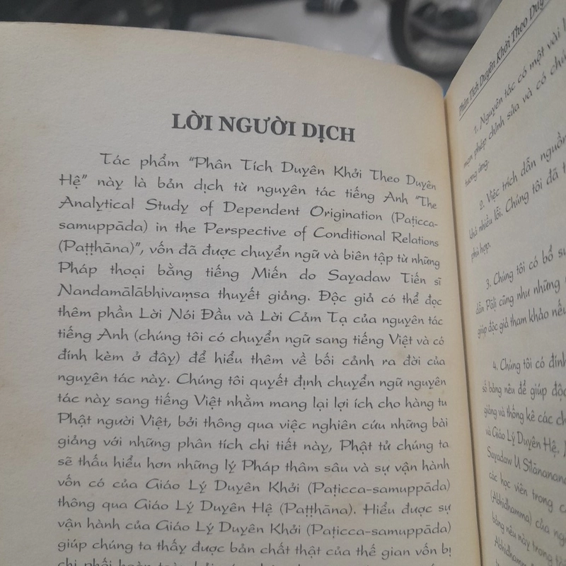 Phân tích DUYÊN KHỞI theo DUYÊN HỆ 309177