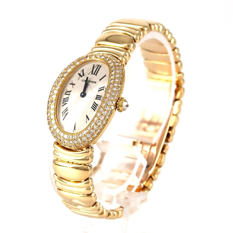 Cartier Baignoire YG/3D WB5004D8 YG Quartz - Hàng hiệu Chính hãng 876101