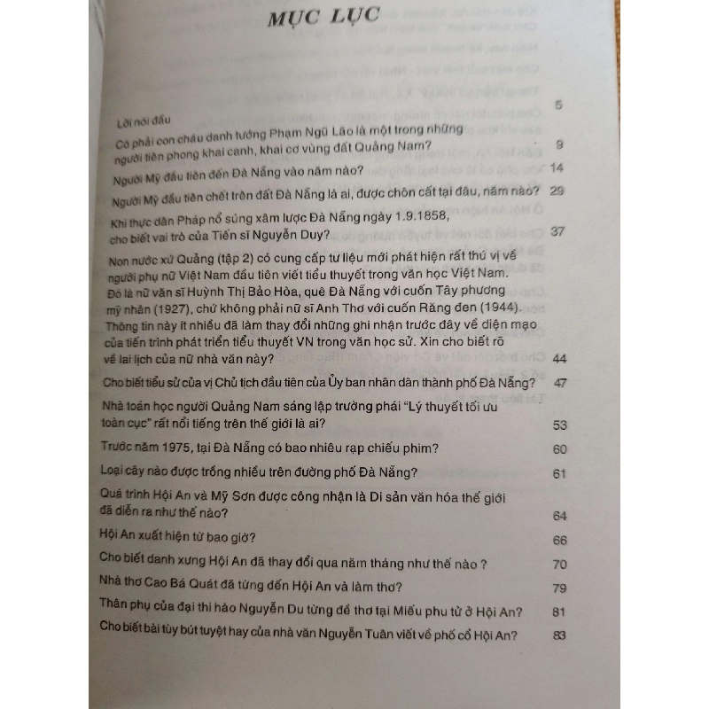 Hỏi đáp non nước xứ Quảng - 2003 - 154 trang - LỊCH SỬ - CHÍNH TRỊ - TRIẾT HỌC - ANTQ2911-24 712657