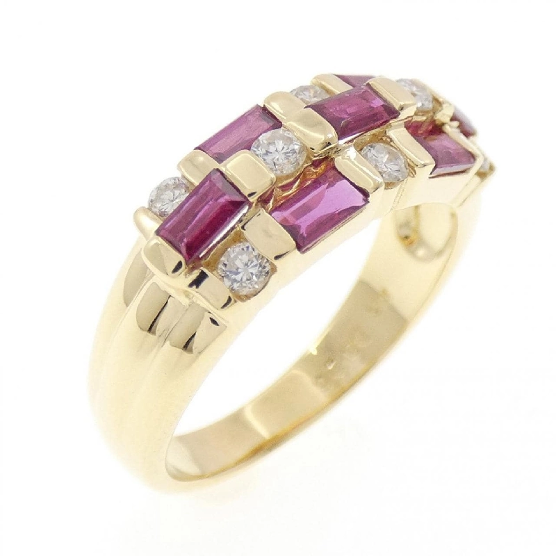 Nhẫn Ruby K18YG 0.91CT - Hàng hiệu Chính hãng 850871