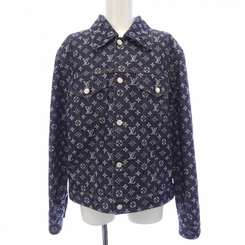 Áo khoác denim monogram jacquard LOUIS VUITTON HRA79WUZD - Hàng hiệu Authentic 895557