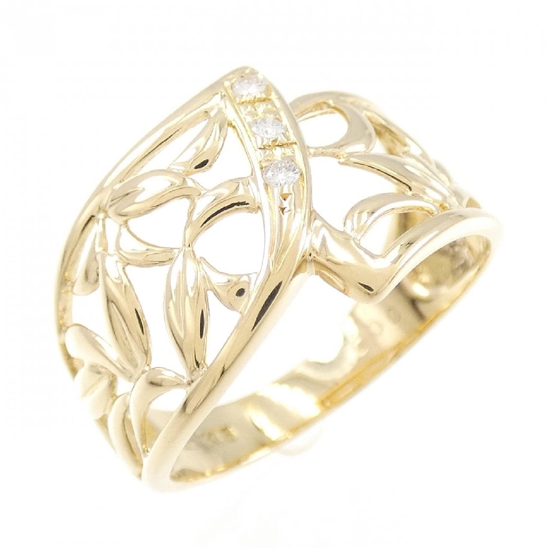 Nhẫn kim cương K18YG 0.03CT 670684