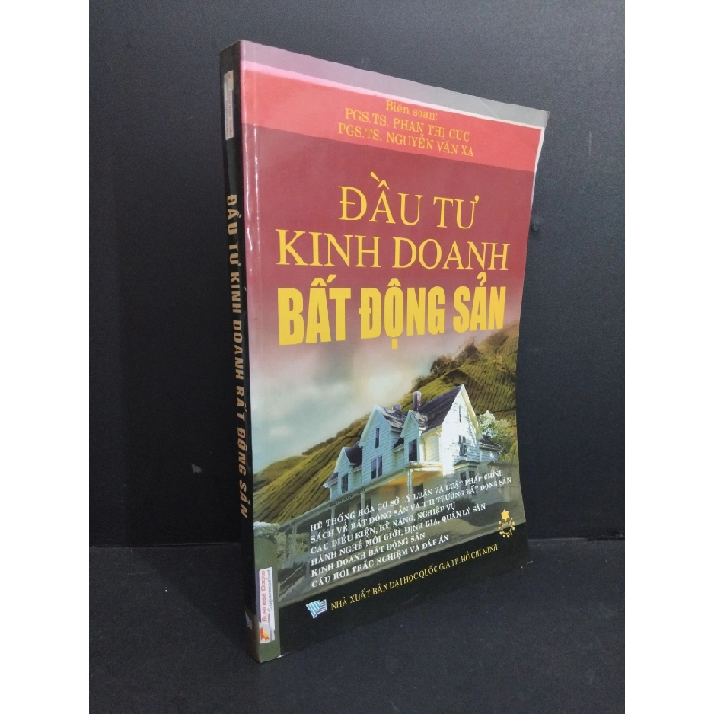 Đầu tư kinh doanh bất động sản mới 90% bẩn bìa 2009 HCM2811 Phan Thị Cúc, Nguyễn Văn Xa MARKETING KINH DOANH 339313