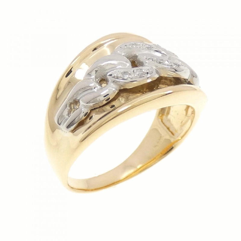 Nhẫn kim cương K18YG/PT 0.04CT - Hàng hiệu Chính hãng 853558