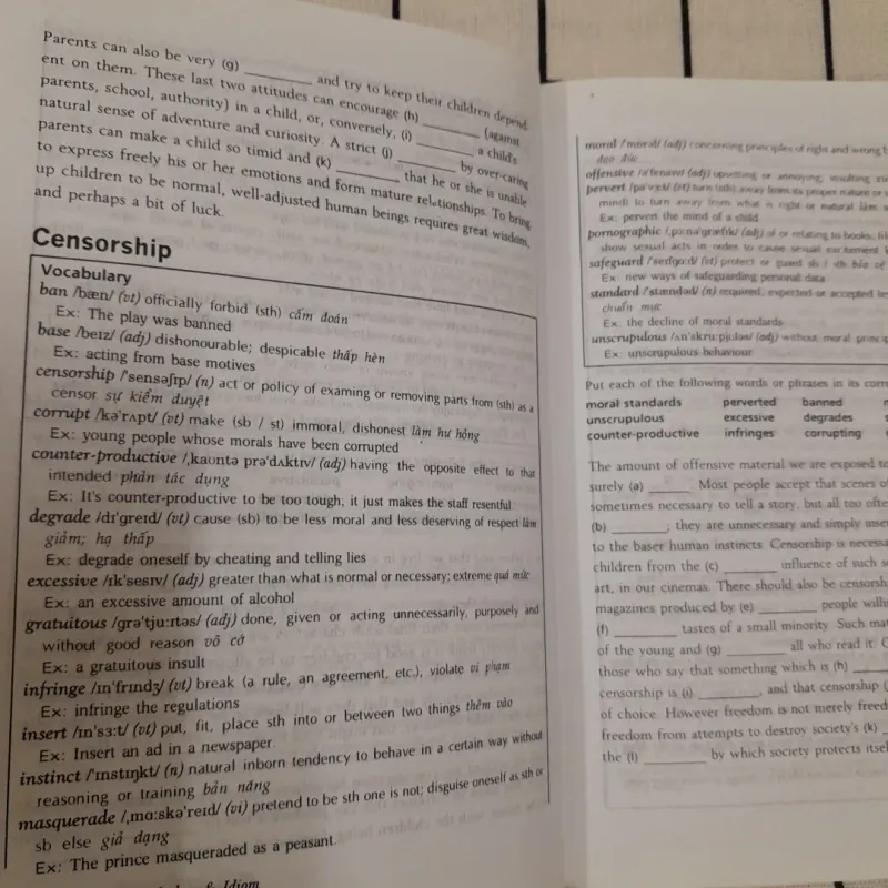 Học Từ vựng và Đặc ngữ tiếng Anh- trình độ Nâng cao. Tg. BJ. Thomas. Dịch Ng. Thành Yến 695448