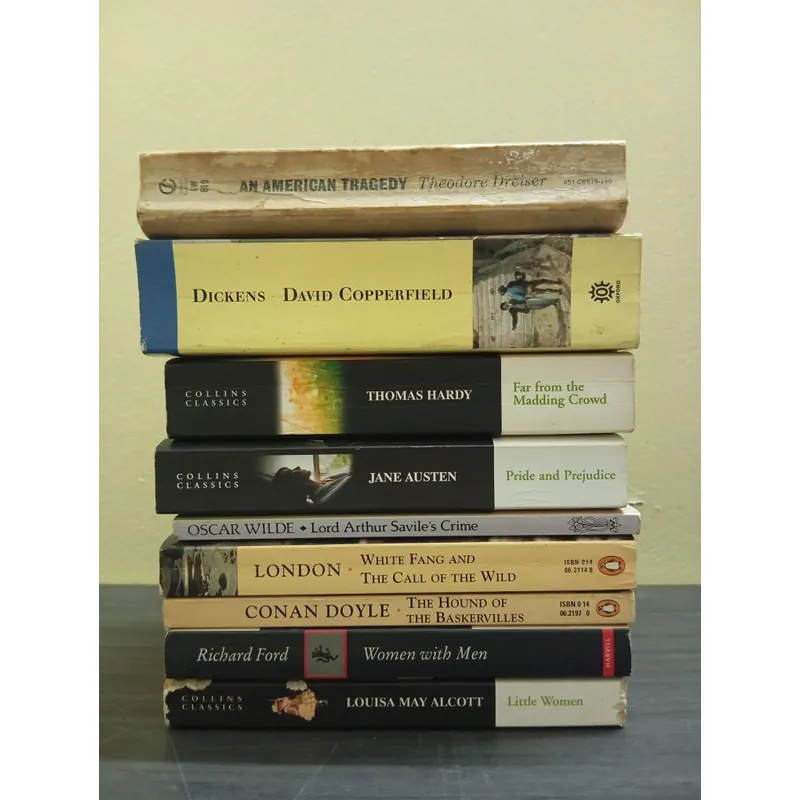 Set ngoại văn tiếng Anh, english book set, tiểu thuyết  592227