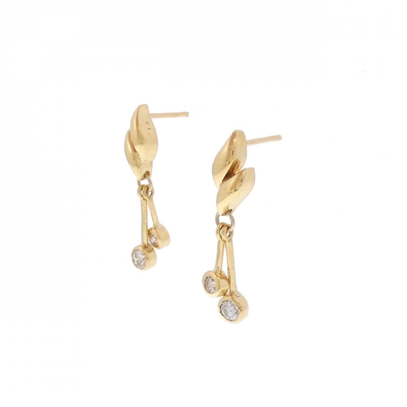 K18YG Bông tai kim cương 0.30CT - Hàng hiệu Chính hãng 871930