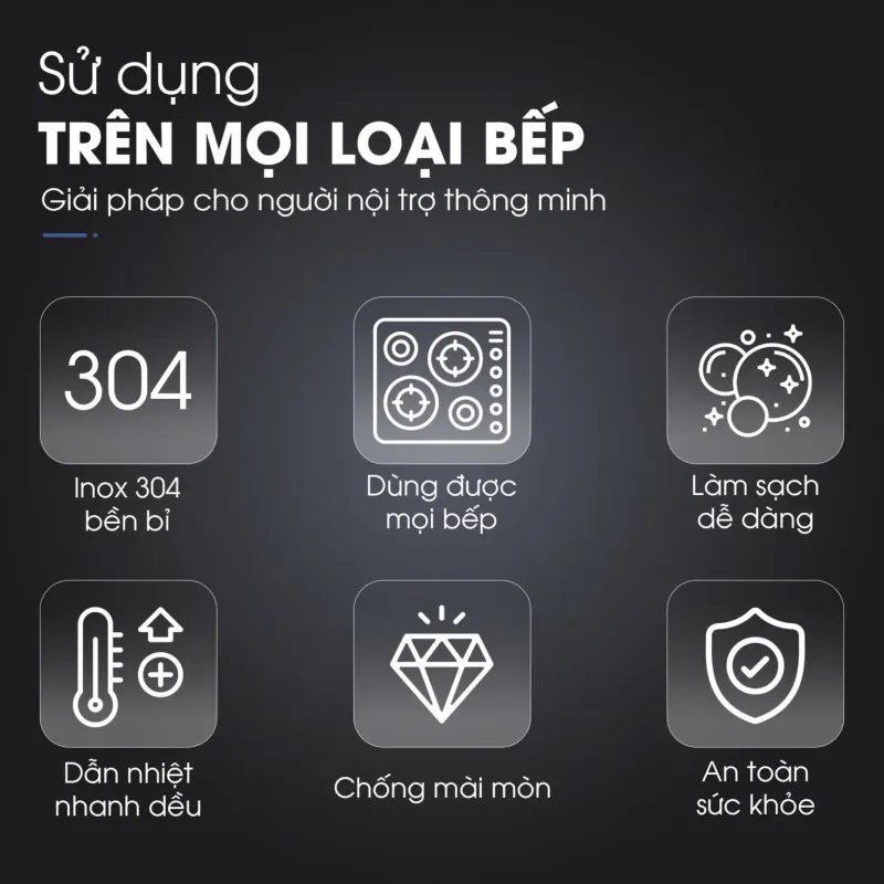 Quánh inox Kalite KSP1601 3 Lớp Cao Cấp 787955