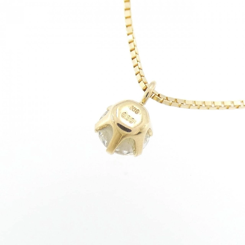 K18YG Solitaire Dây chuyền kim cương 0.30CT - Hàng hiệu Chính hãng 863146