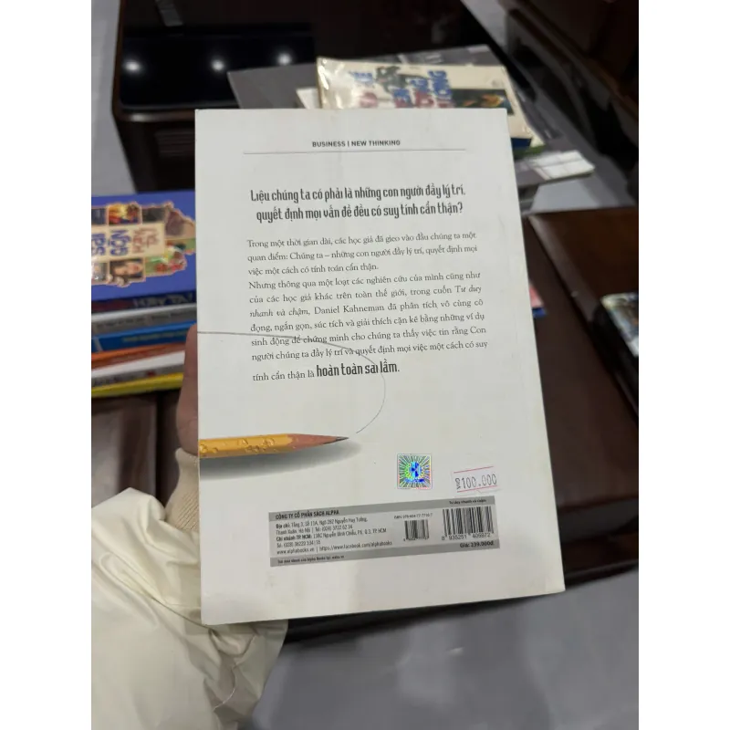 TƯ DUY NHANH VÀ CHẬM – DANIEL KAHNEMAN (THINKING, FAST AND SLOW)- K3 1013016