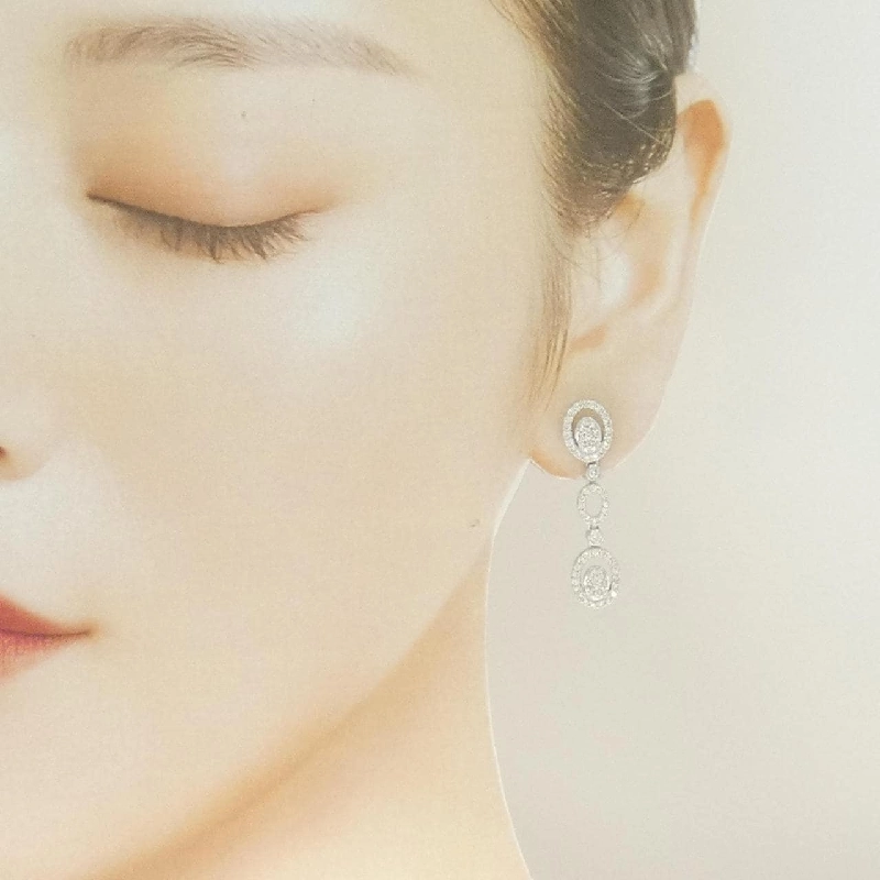 K18WG Bông tai kim cương - Hàng hiệu Chính hãng 874353