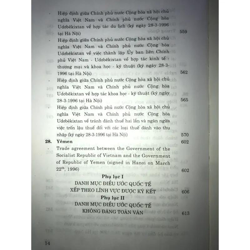 Niên giám các điều ước quốc tế nước cộng hoà xã hội chủ nghĩa Việt Nam ký năm 1996 708735