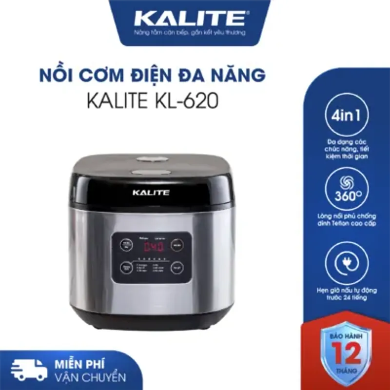 KALITE KL-620 – Nồi cơm điện đa năng tiết kiệm điện 754748