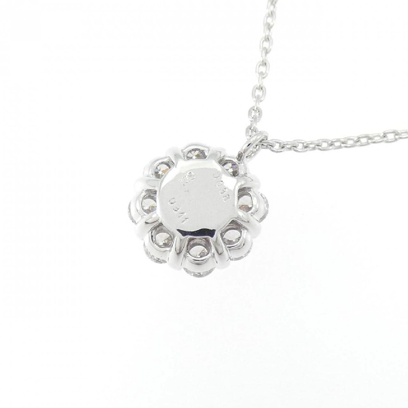 Dây chuyền ruby hoa K18WG 0.341CT - Hàng hiệu Authentic 856732