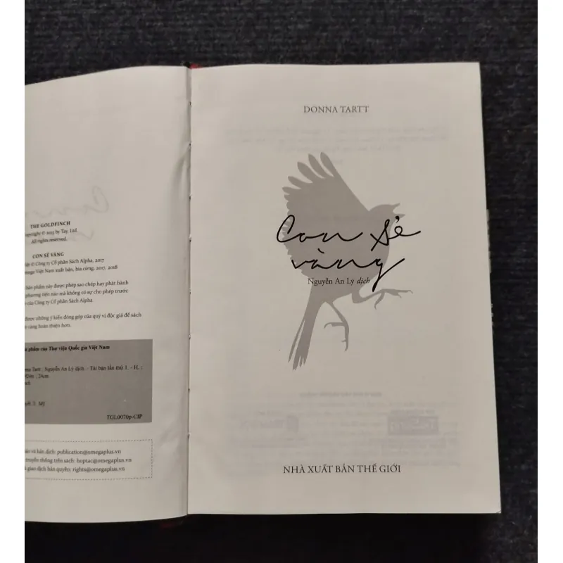 Con Sẻ Vàng- Donna Tartt, 1036303