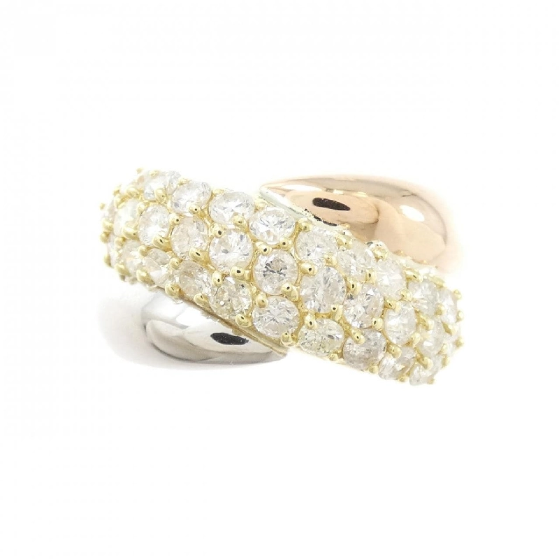 Nhẫn kim cương K18YG/PT900/K18PG 1.13CT 665847