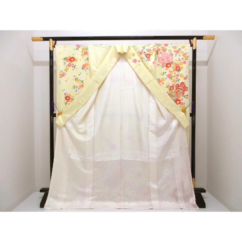 Kimono và Nagajuban 2 món bộ chế tác vàng Yūzen - Hàng hiệu Authentic 876789