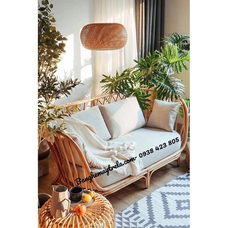 Ghế sofa mây phòng khách hiện đại 462161