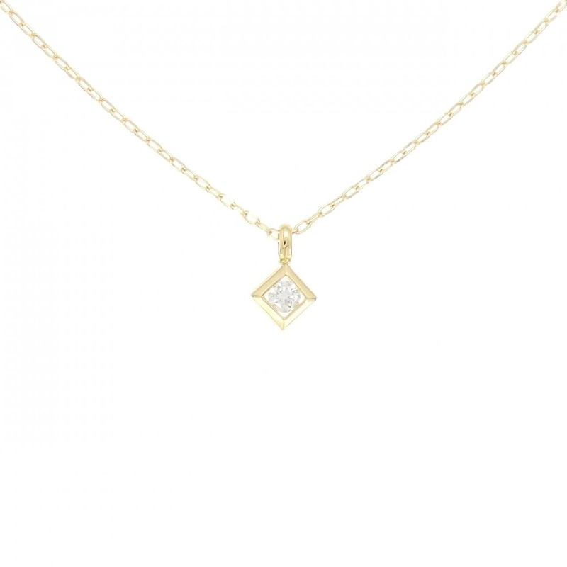 Dây chuyền kim cương K18YG 0.10CT - Hàng hiệu Chính hãng 859263