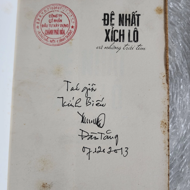 Đệ nhất xích lô và những trái tim | chữ ký tác giả Đào Tăng  517987