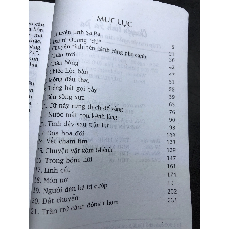 Chuyện tình Sa Pa 2011 mới 70% bẩn nhẹ Nhiều tác giả HPB0906 SÁCH VĂN HỌC 459087