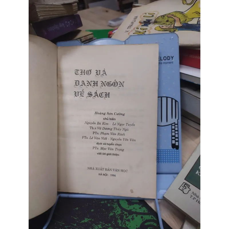 Sách: Thơ và danh ngôn về sách (A3) - Tác giả: Hoàng Sơn Cường 689943