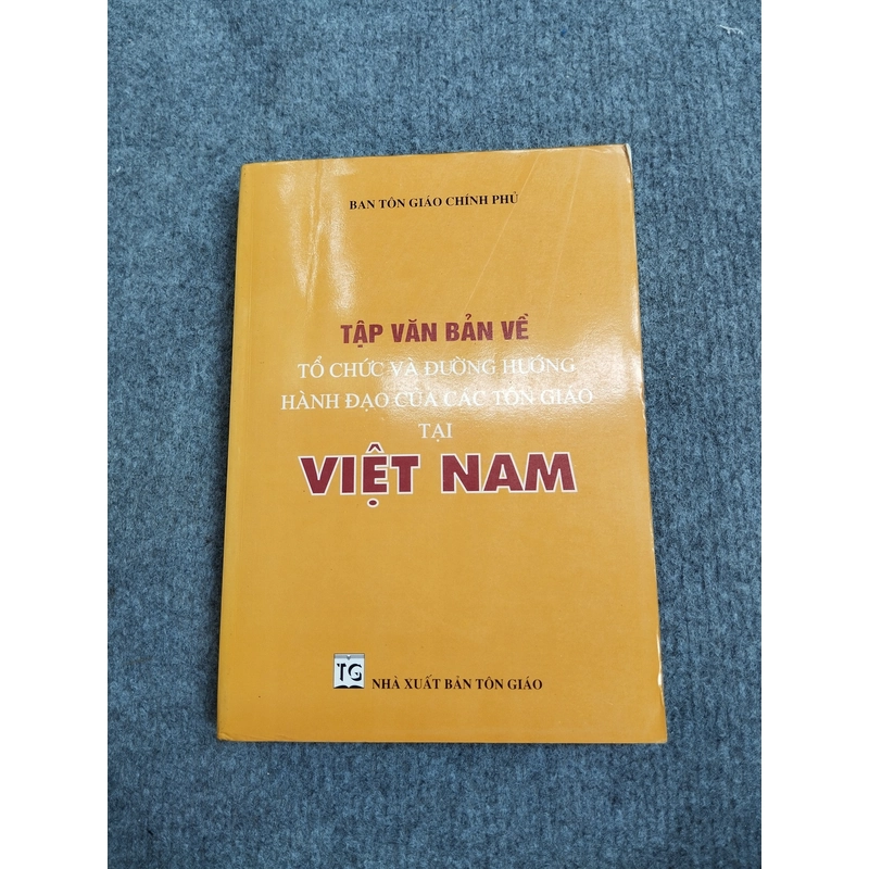 TẬP VĂN BẢN VỀ TỔ CHỨC VÀ ĐƯỜNG HƯỚNG HÀNH ĐẠO CỦA CÁC TÔN GIÁO TẠI VIỆT NAM 495394