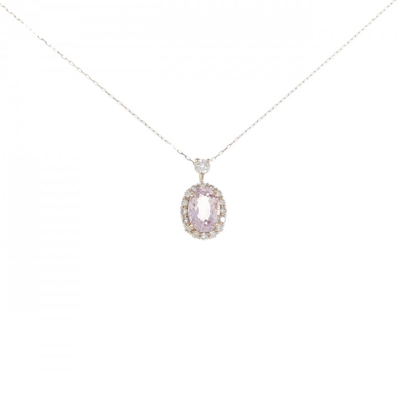 K18PG Morganite Necklace 0.80CT - Hàng hiệu Authentic 861745