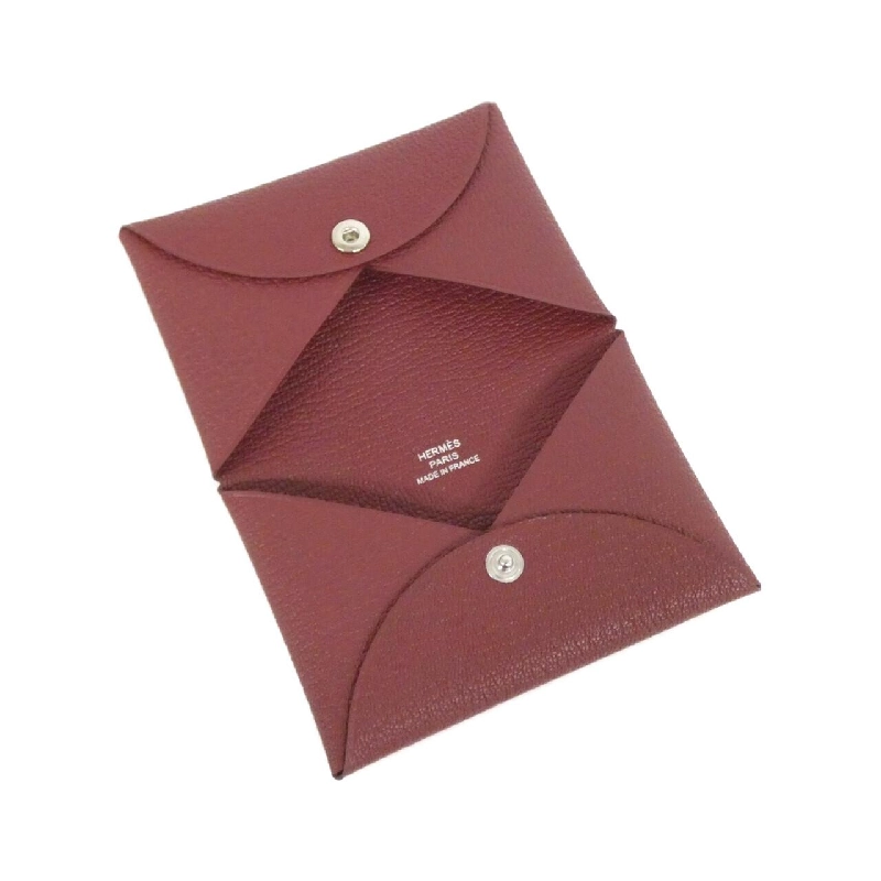 【Sản phẩm chưa sử dụng】Thẻ đựng thẻ Hermes Calvi 044166CK 624055