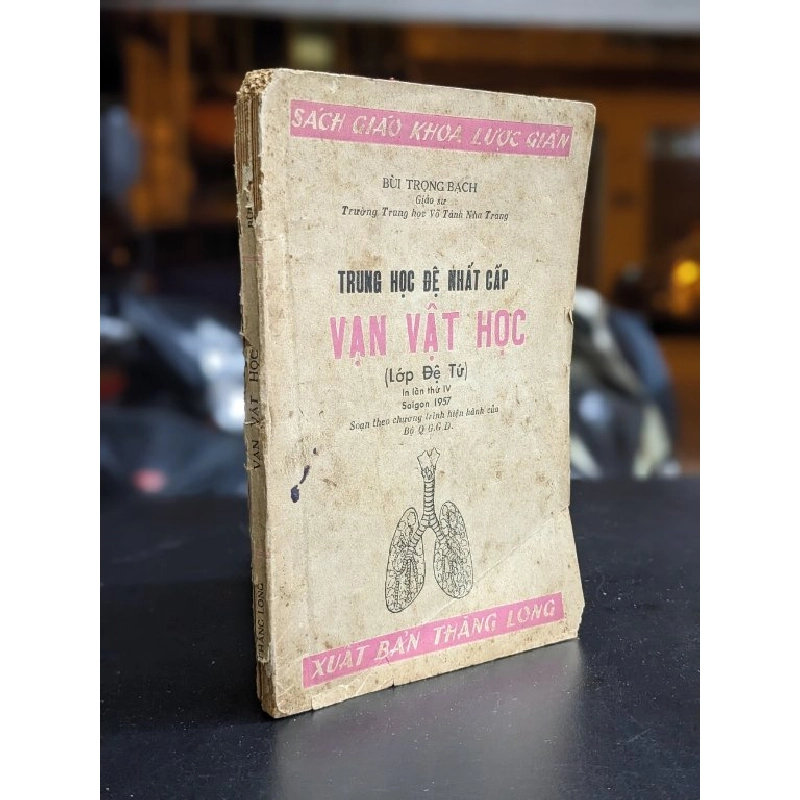 Trung học Đệ Nhất cấp Vạn Vật Học ( Lớp Đệ Tứ ) - Bùi Trọng Bạch 395985