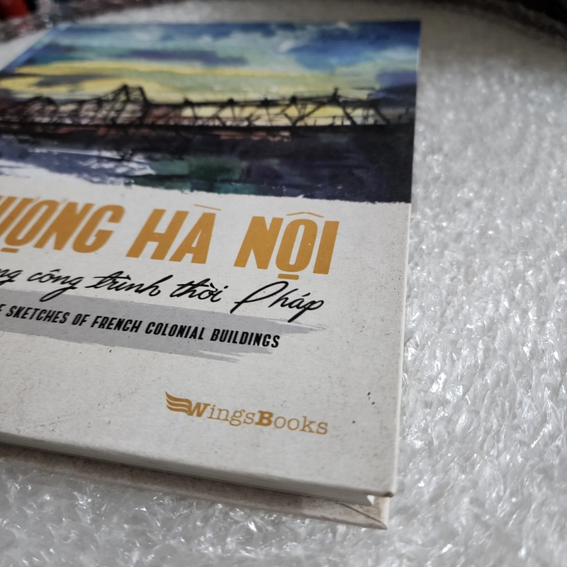 Ấn tượng Hà Nội từ những ký họa công trình thời Pháp | bìa cứng in màu  466464