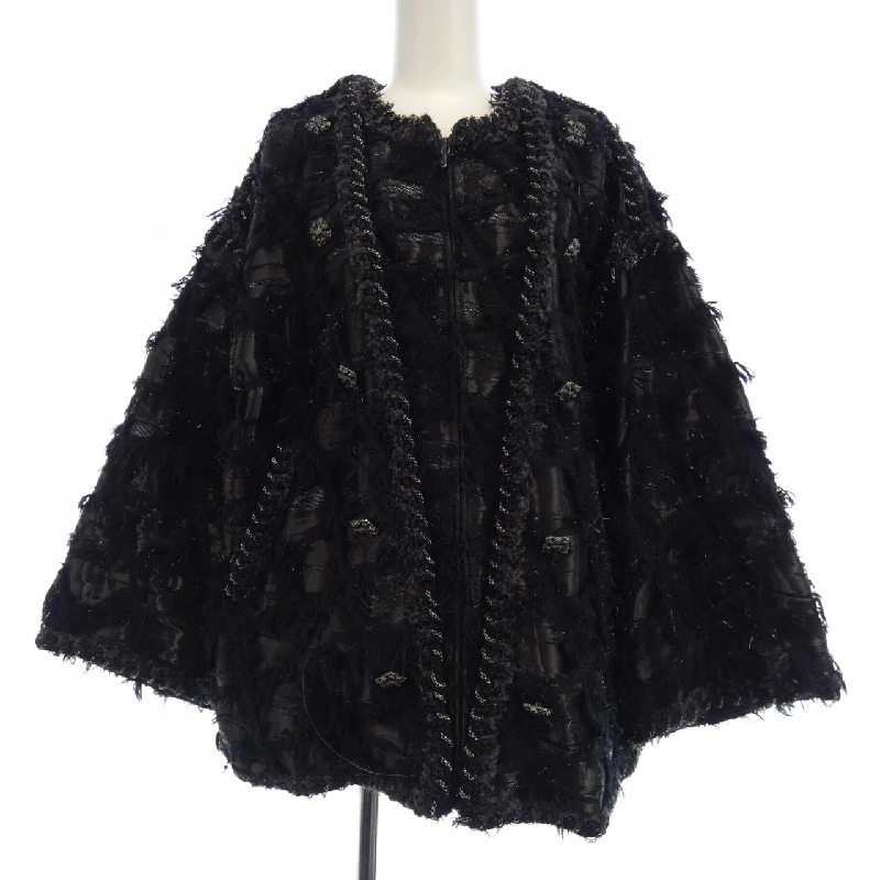 【Mã giảm giá】Áo khoác không cổ CHANEL 642341