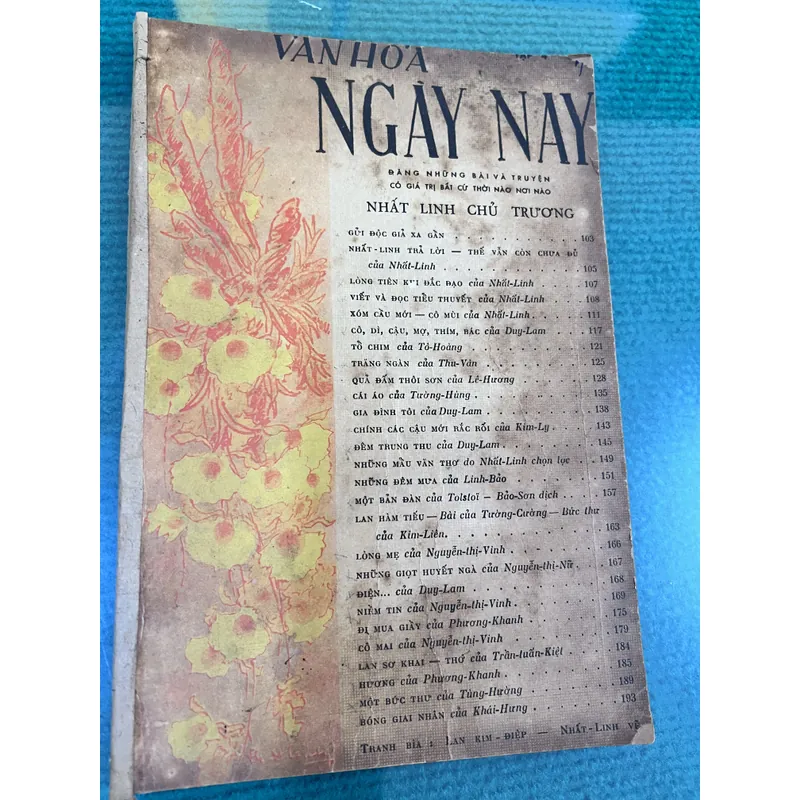 Văn hoá ngày nay của Nhất Linh 600454