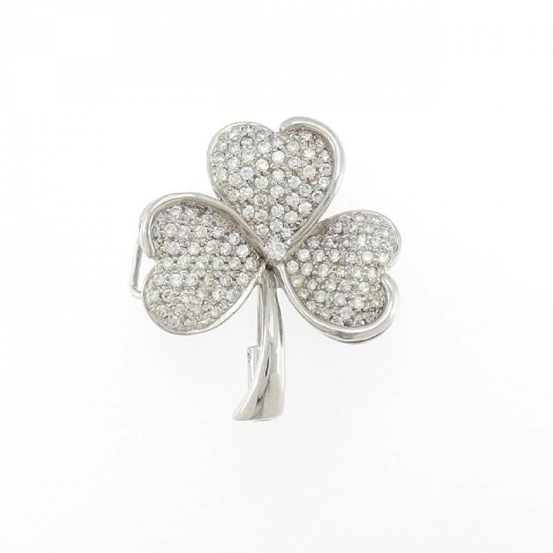 K18WG Kim cương Brooch 1.22CT - Hàng hiệu Chính hãng 877841