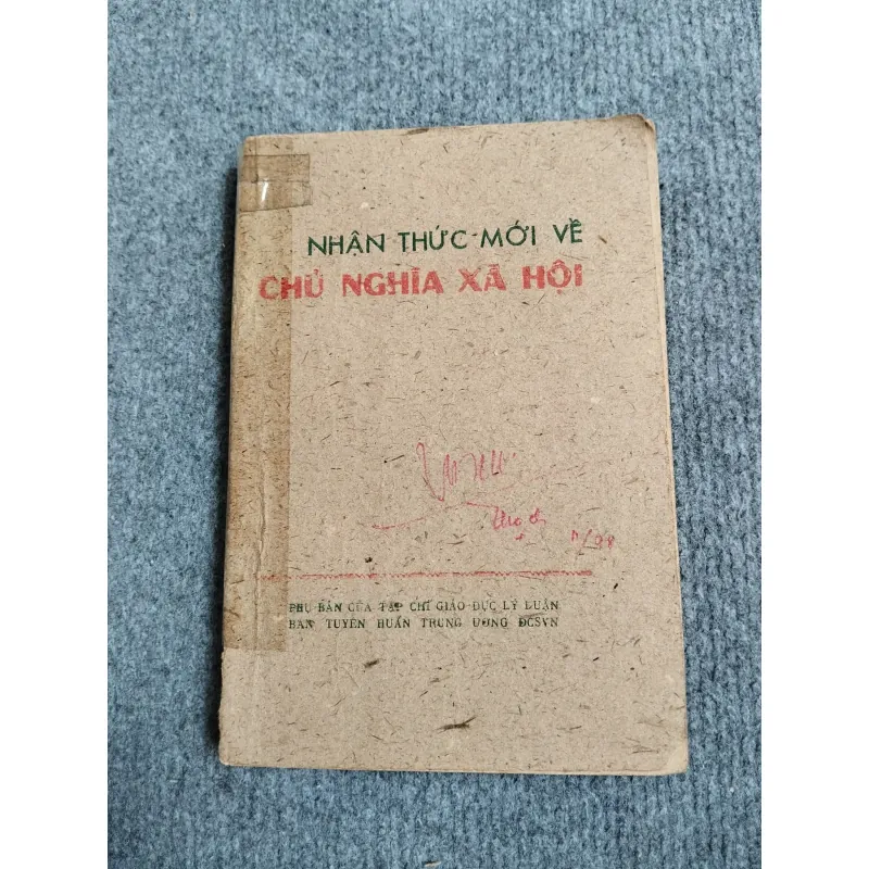 NHẬN THỨC MỚI VỀ CHỦ NGHĨA XÃ HỘI 688727